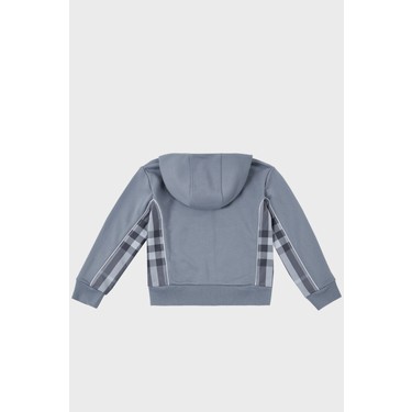 Burberry Pamuklu Fermuarlı Kapüşonlu Çocuk Sweat Sweat Fiyatı