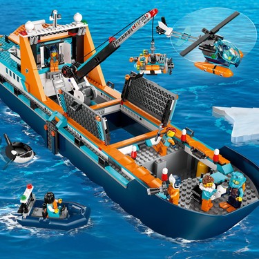 LEGO® City Kutup Keşif Gemisi 60368 - 7 Yaş & Üzeri Çocuklar Fiyatı