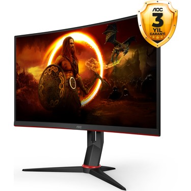 AOC 27 CQ27G2S/BK 1MS 165HZ 2K HDMI DP Monitör Fiyatı