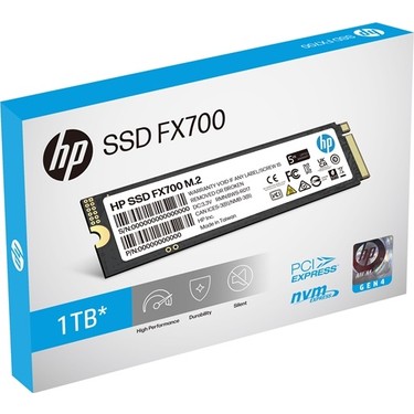 Hp SSD FX700 1tb 7200MB/S - 6200MB/S GEN4X4 Pcı-E Nvme M.2 Fiyatı