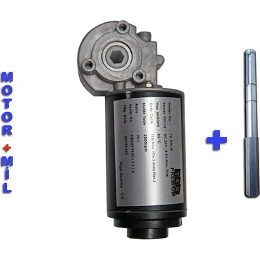 Tzc Premium Asansör ve Minibüs Kapı Motoru 70w Milsiz Sade Fiyatı