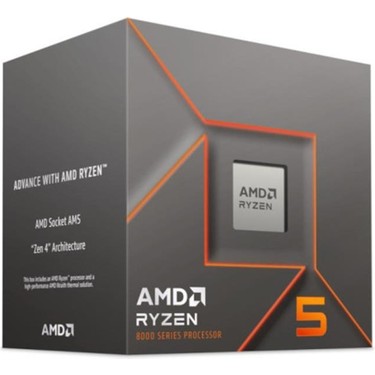 AMD Ryzen 5 8400F 新品 CPU④ Amd Ryzen 5 8400F 4,2 GHz 16 MB Cache AM5 İşlemci Fiyatı