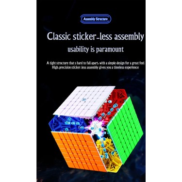 Toyfest Moyu Meilong 7x7 Magnetic Cube 7m V2 - Mıknatıslı Fiyatı