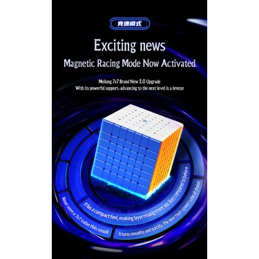 Toyfest Moyu Meilong 7x7 Magnetic Cube 7m V2 - Mıknatıslı Fiyatı