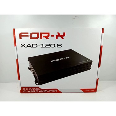 For-X Amfi – 8 Kanal For-X XAD-120.8 Ses ve Bass Anfisi - 8 Fiyatı
