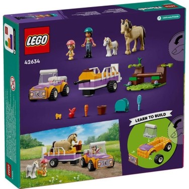 42634 Lego® Friends At ve Midilli Römorku 105 Parça +4 Yaş Fiyatı