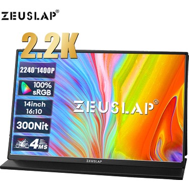 Zeuslap Z14K 14'' 2240X1400 60Hz Ads-Ips Panel TYPE-C,100% Fiyatı