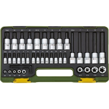 Proxxon 23290 1/4-1/2'' Cırcır Kollu 42 Parçalı Torx ve Fiyatı