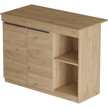 L'occi Concept Steel 2 Kapaklı 120CM Ada Mutfak Yemek Masası Fiyatı