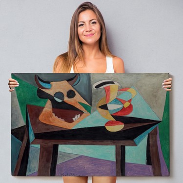 Harita Sepeti Pablo Picasso - Boğa Kafası TABLO-7103 Fiyatı