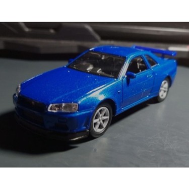 Toyfest Mavi Nissan Skyline Gtr R34 Kapıları Açılabilen Çek Fiyatı
