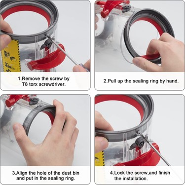 Smooth Dyson V11 SV14 Vakum Toz Kovası Üst Sabit Fiyatı