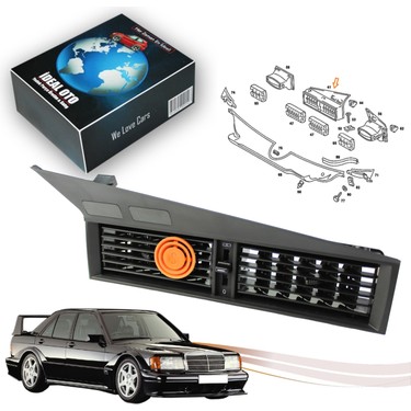 MB-190E-16V程度の良いエヤロ部品 İdeal Otomotiv Mercedes W201 E190 1882-1993 Orta Panel Fiyatı