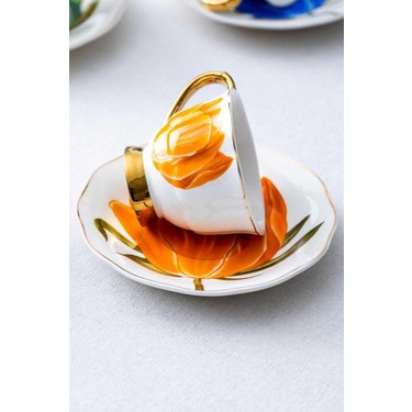 Acar Tiffany 6 Kişilik Kahve Fincanı Takımı KAI-06328 Fiyatı