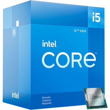 INTEL CORE i5-12400F 2.50Ghz 18MB 1700p 12.Nesil FANLI Fiyatı