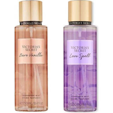 Victoria's Secret Bare Vanilla-Love Spell Vücut Spreyi Ikili Fiyatı