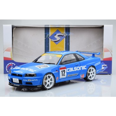 Solido 1:18 Solido 2000 Nissan Skyline Gt-R R34 #12 Calsonic Fiyatı