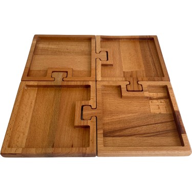 GOLDENWOODEN Golden Wooden Doğal Ahşap Puzzle Sunum Fiyatı