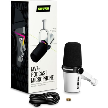 Shure MV7+ Shure Podcast Mikrofonu Fiyatı - Taksit Seçenekleri
