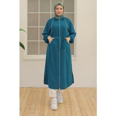 Armine Trend Kapüşonlu Zincir Detaylı Fermuarlı Giy Çık Fiyatı