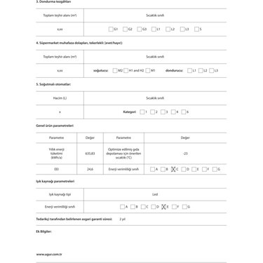 Uğur Udd 665 T D/s R63 C Enerji Sınıfı 513 lt Statik Yatay Fiyatı