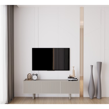 Enwood Capella Kumtaşı Rengi Mdf 3 Kapaklı Ahşap Ayaklı 140 Fiyatı