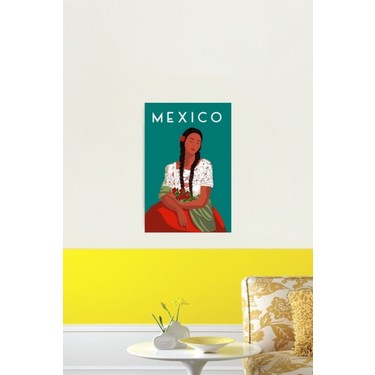 Jeronkarji Meksika Seyahat Afişi Tablo Ahşap Poster Fiyatı