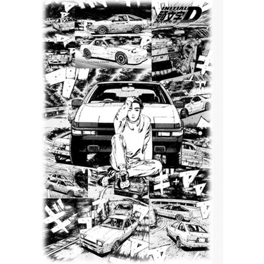 Jeronkarji Ilk D Manga Takumi Fujiwara Trueno AE86 Tablo Fiyatı
