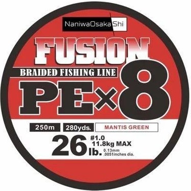 NaniwaOsakashi Fusion 8x Pe Braided Fishing Line 135M Ip Fiyatı