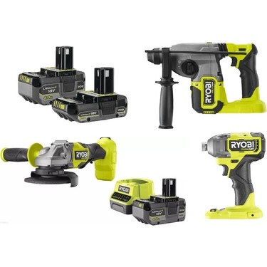 Ryobi Üçlü Akülü Montaj Seti Kömürsüz Fiyatı - Taksit Seçenekleri