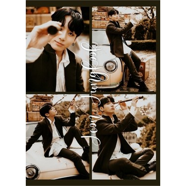 Jeronkarji Bts Jungkook Army Zip Estetik Tablo Ahşap Poster Fiyatı