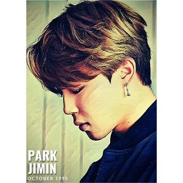 Jeronkarji Bts Jimin Portre Tablo Ahşap Poster Dekoratif Fiyatı