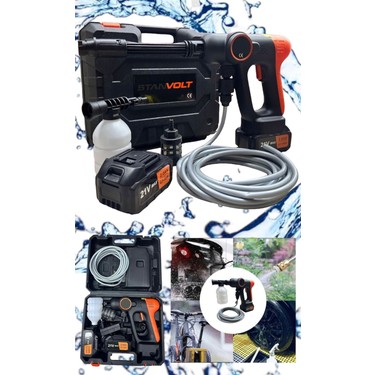 Stanvolt Çift Akülü Şarjlı Yüksek Basınçlı Oto Yıkama Bahçe Fiyatı