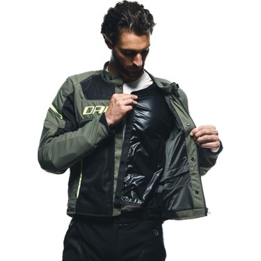 Dainese Air Frame 3 Army Green Black Fluo Tekstil Mont Fiyatı
