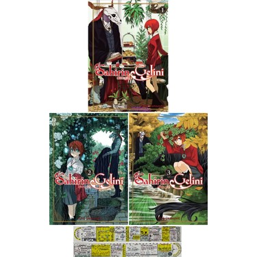 Sahirin Gelini 1. - 2. - 3. Ciltler Manga Seti - Kore Kitabı