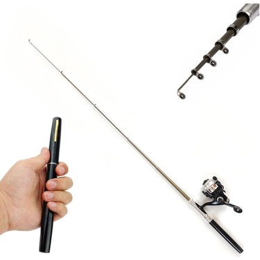 Valkyrie 1 Metre Teleskopik Mini Cep Olta Seti Kalem Spin Fiyatı