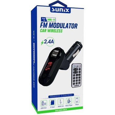 Sunix Araç Çakmaklık Fm Bluetooth Transmitter Modülatörü Fiyatı