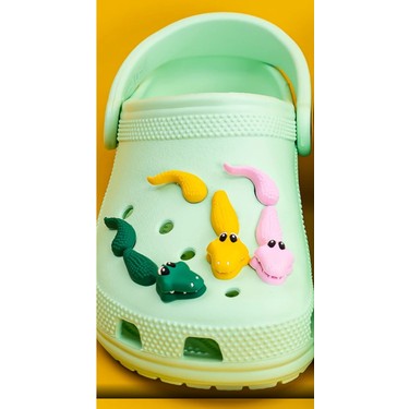 Marimari 3D Terlik Süsleri 3 Parça Timsah Pembe Fiyatı