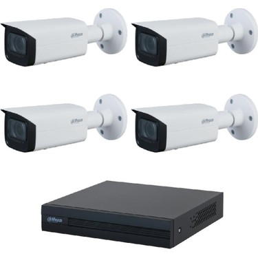 世界シェアTOPクラス！dahua製 高画質 防犯カメラ4台セット② Dahua 4 Kameralı 2 Mp Motorize Ip Güvenlik Kamera Seti Fiyatı