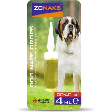 Zonaks Dog Nape Drops(Köpek Tüy Bakım Yağı ) 20- 40kg Fiyatı