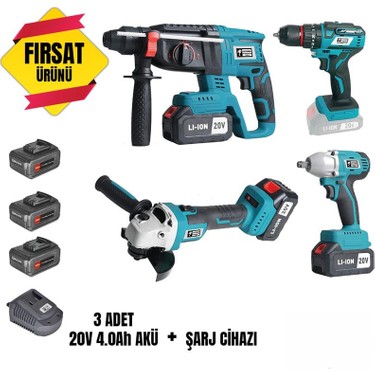 CATPOWER 4'lü Set Kömürsüz 1380 Fiyatı - Taksit Seçenekleri