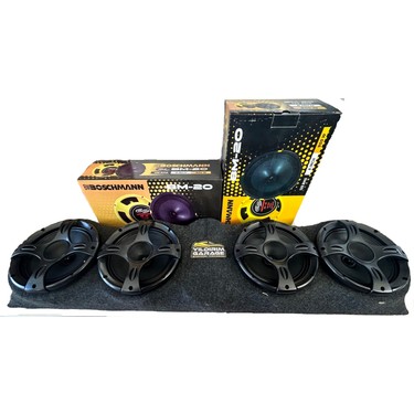 BOSCHMANN Üniversal Pandizot + Midrange Hoparlör (4X20CM Fiyatı