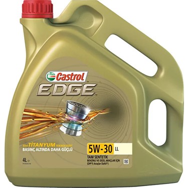 Castrol Edge 5W-30 LL Tam Sentetik Dpf Motor Yağı 4 Litre Fiyatı