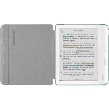 Kobo Libra Colour Basic Sleepcover - Yeşil E-Kitap Okuyucu Kitabı