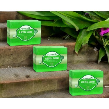 Organicsun Doal Aloe Vera Sabunu 140 gr x 3 Adet Tm Cilt Fiyat