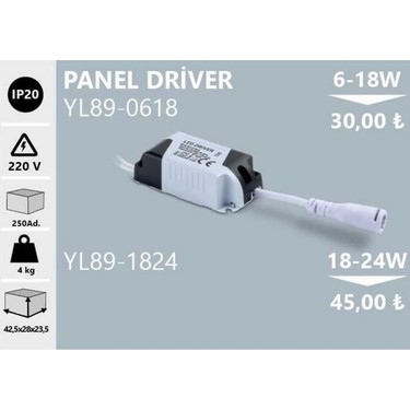 Noa出品 Noas 6-18W LED Panel Driver YL89-0618 Fiyatı - Taksit Seçenekleri