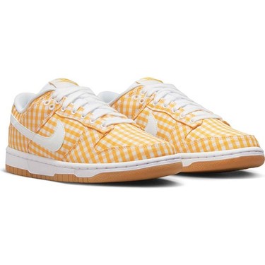 Nike Dunk Low Yellow Gingham Kad n Sneaker Fiyat