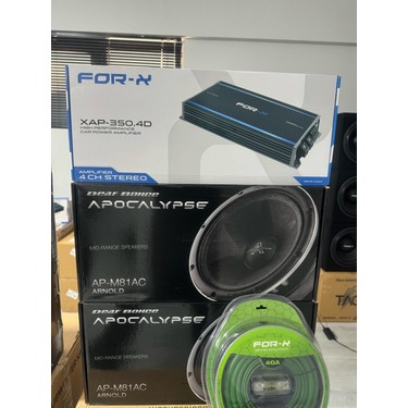 For-x Apocalypse Arnold 81AC 20CM Midrange Ses Sistemi Fiyatı