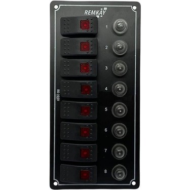 Remkay 8'li Switch Panel Tam Otomatik Sigorta Paneli Fiyatı