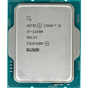 Intel Core I5 12400 2,5 Ghz 18 MB Cache 1700 Pin Işlemci Fiyatı
